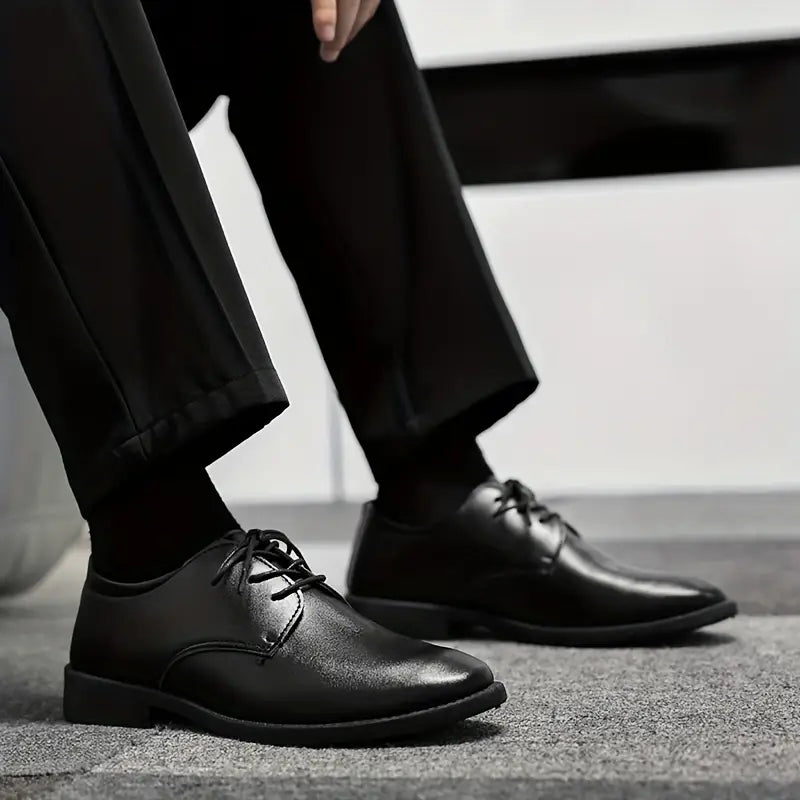 Klassieke zwarte herenschoenen - Rollo