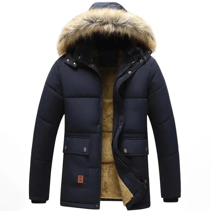 Parka herenjas met bontkraag - Artur