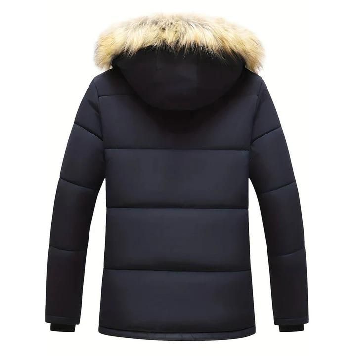 Parka herenjas met bontkraag - Artur