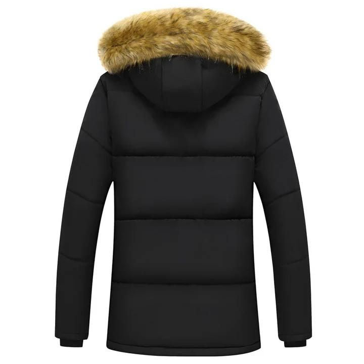Parka herenjas met bontkraag - Artur