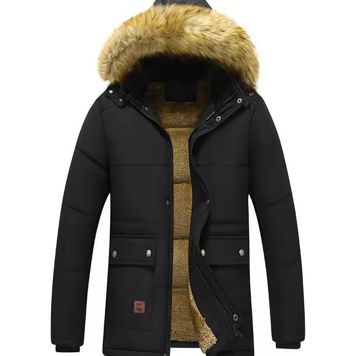 Parka herenjas met bontkraag - Artur