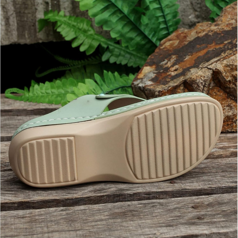 Orthopedische wandelsandalen van leer - Cathrin