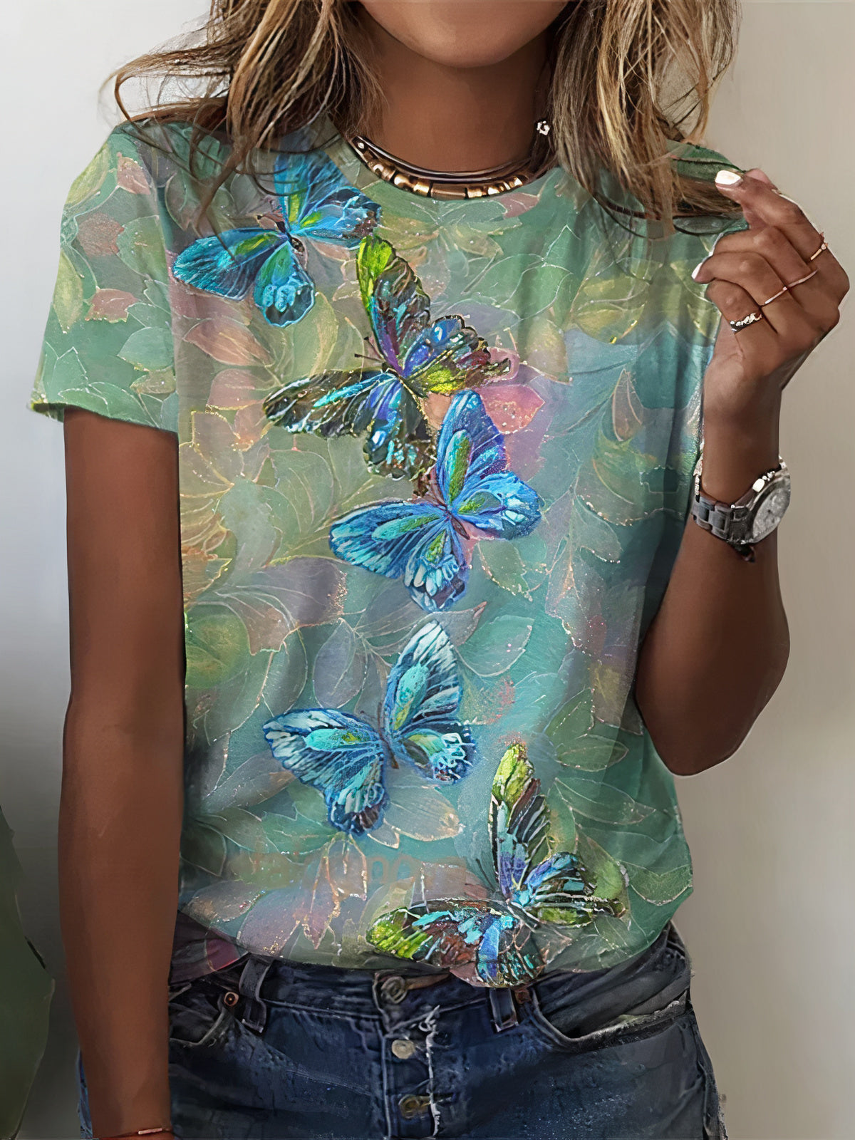 Comfortabel zomers T-shirt voor dames - Gretel