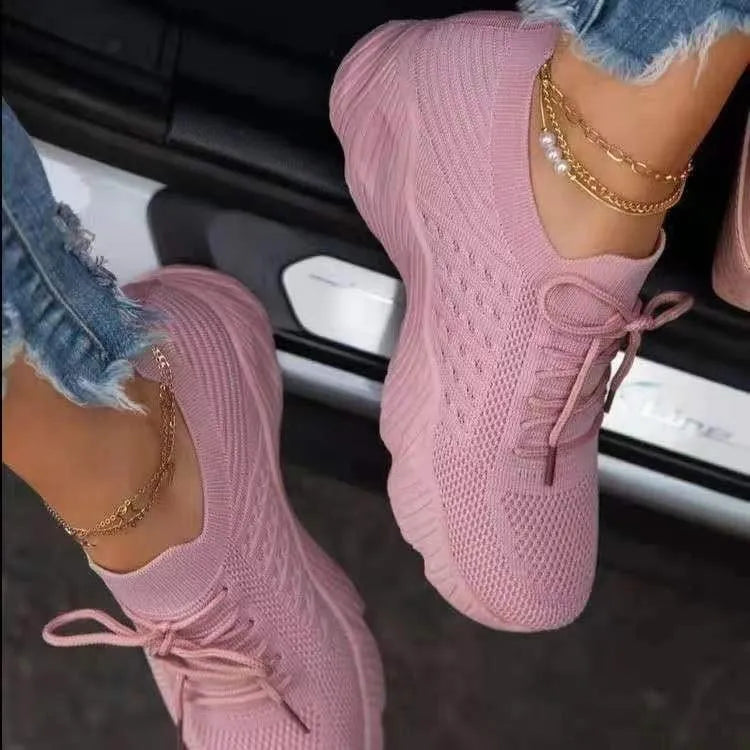 Orthopedische sneakers van mesh voor dames - Adelia