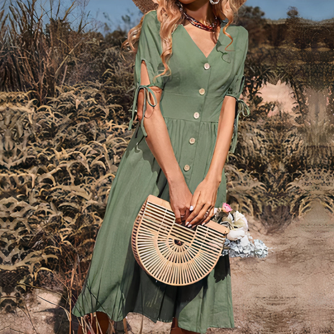 Casual midi-jurk voor de zomer - Maven