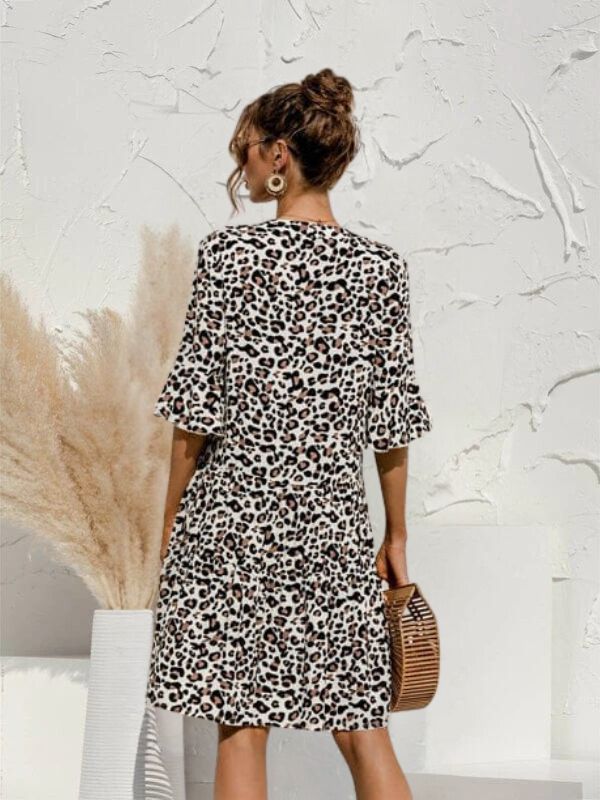 Stijlvolle damesjurk met print - Jessika