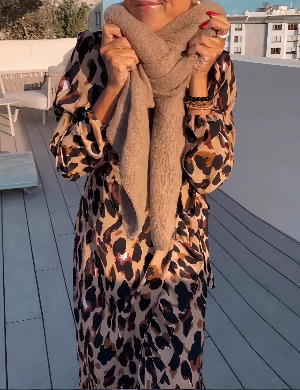 Dames zomer maxi jurk - Karlee