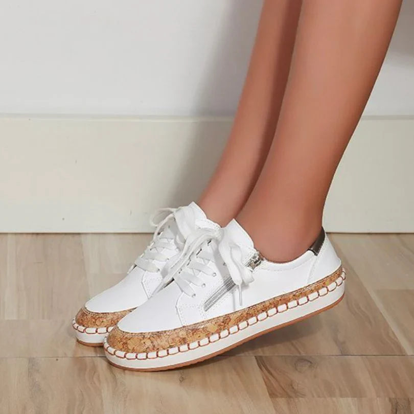 Orthopedische sportschoenen met bloemmotief - Maddie