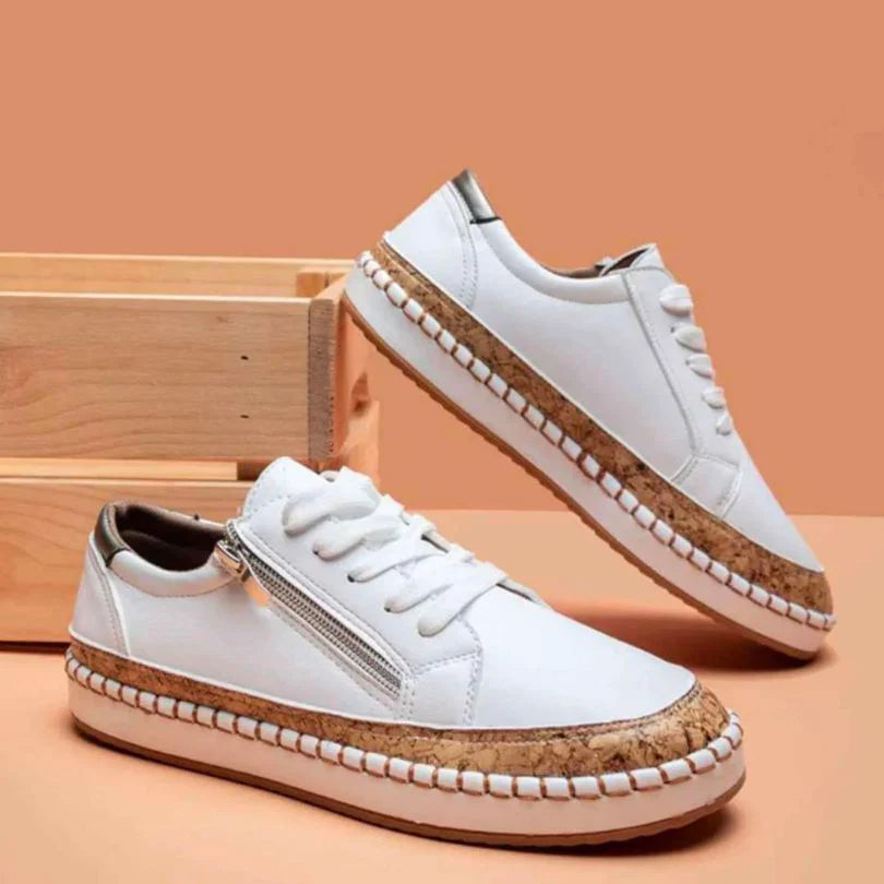 Orthopedische sportschoenen met bloemmotief - Maddie