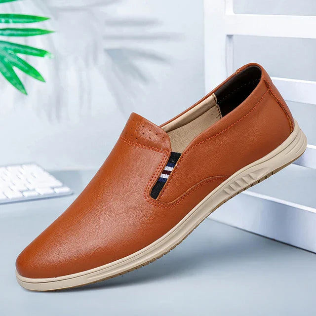 Comfortabele leren loafers - Cyran