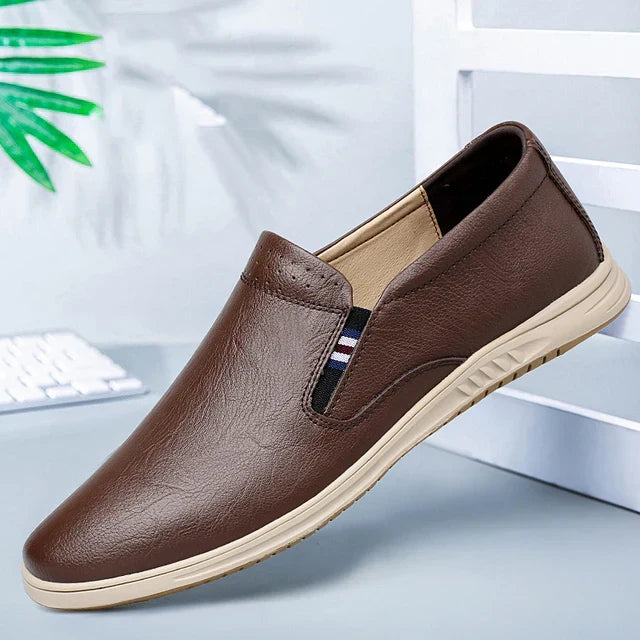 Comfortabele leren loafers - Cyran