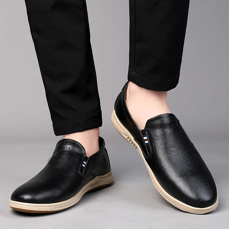 Comfortabele leren loafers - Cyran