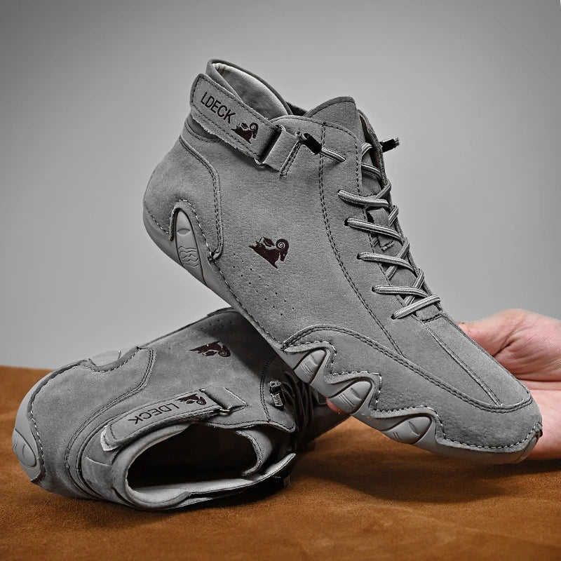 Leren antislipschoenen - Zeke