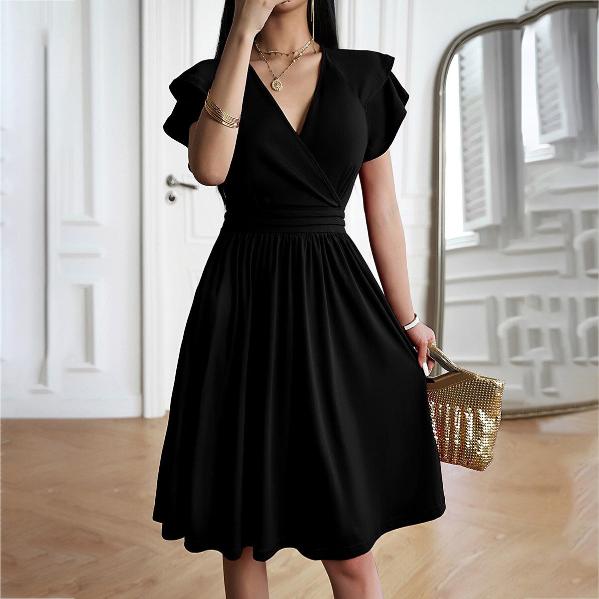 Eenvoudige en elegante jurk - Faya