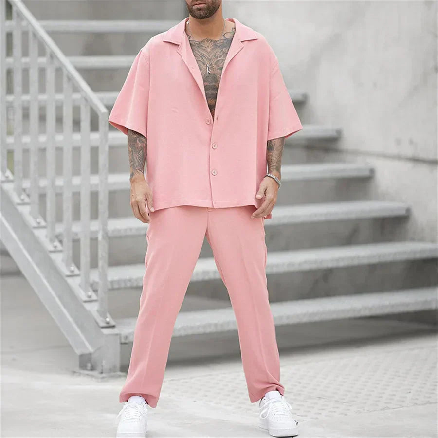 Stijlvolle zomerset voor mannen - Esko