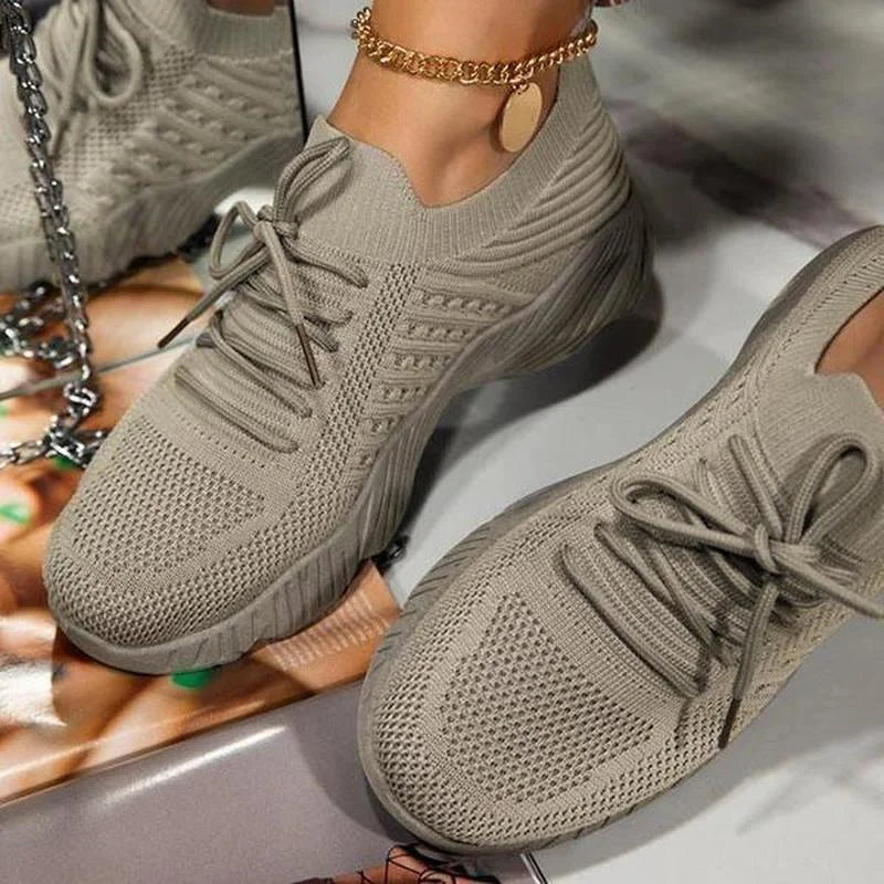 Orthopedische sneakers van mesh voor dames - Adelia