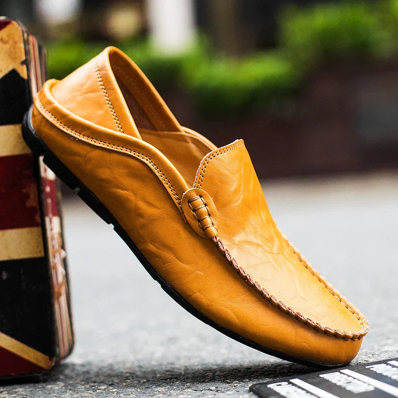 Orthopedische Italiaanse leren loafers - Lance