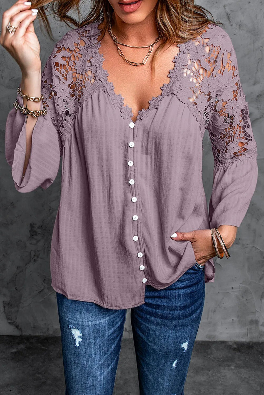 Verleidelijke gehaakte blouse - Ellie
