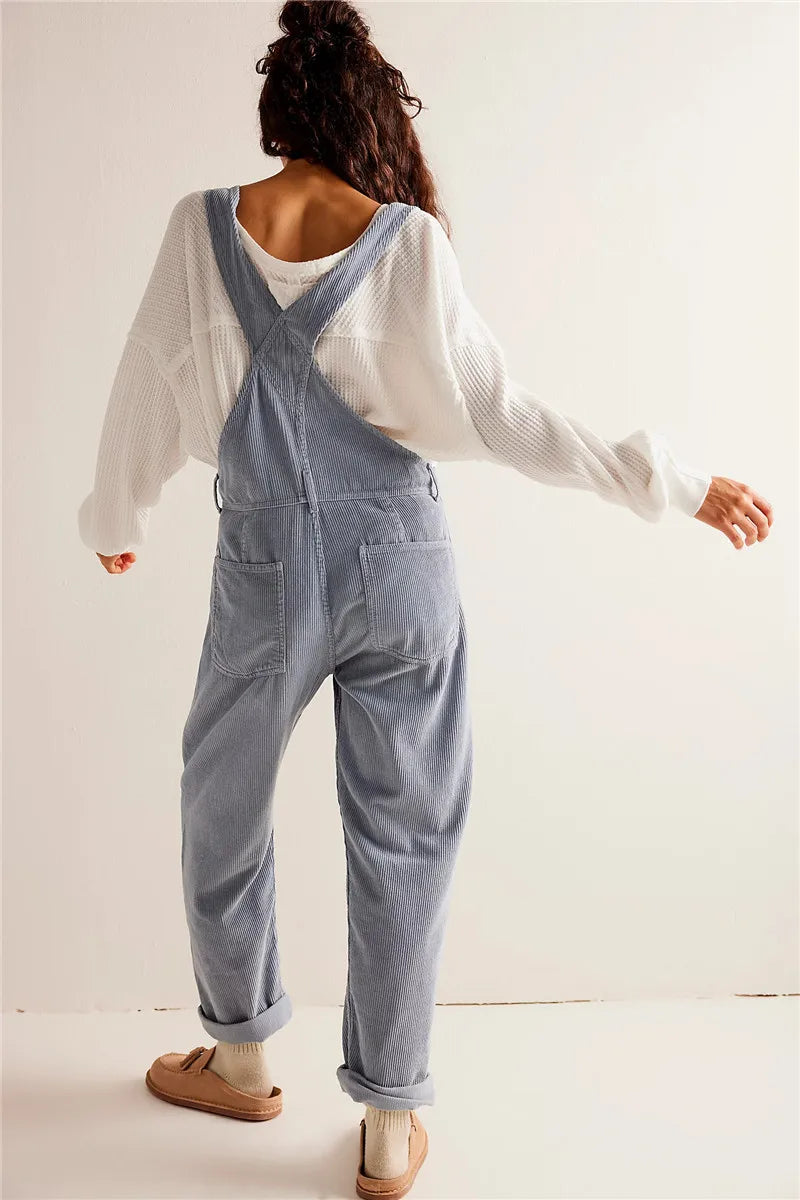 Vintage ribfluwelen jumpsuit - Kailey
