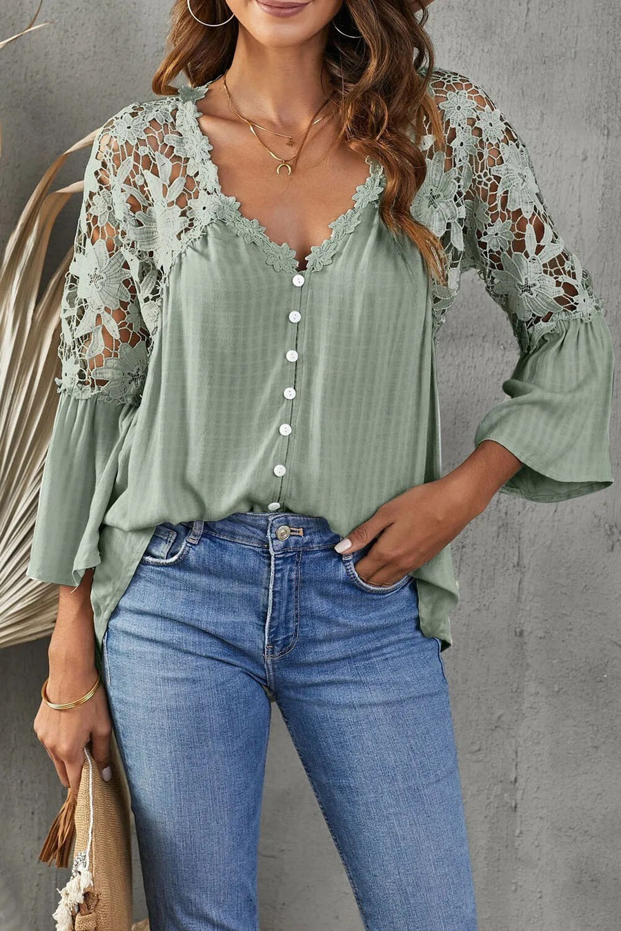 Verleidelijke gehaakte blouse - Ellie