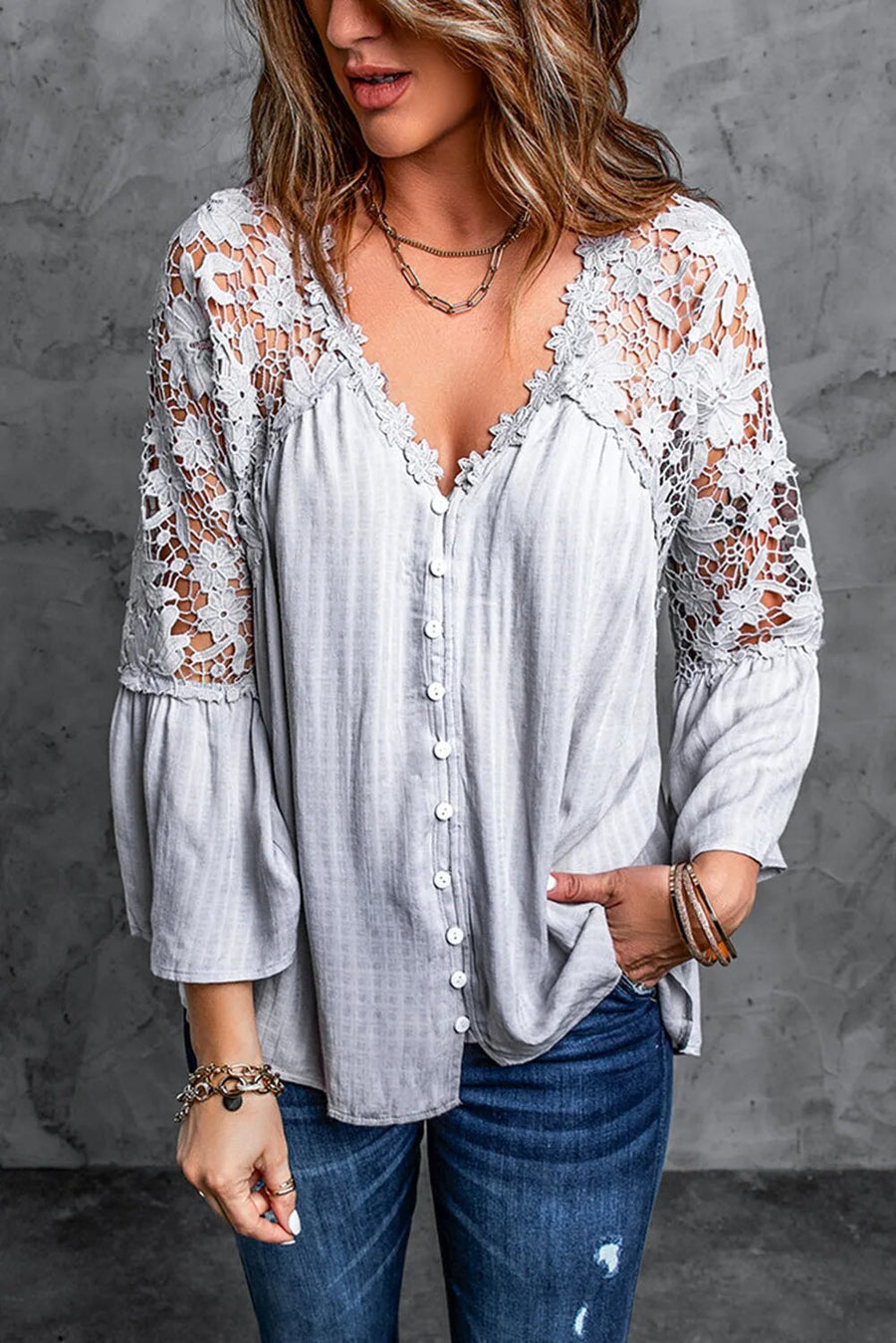 Verleidelijke gehaakte blouse - Ellie
