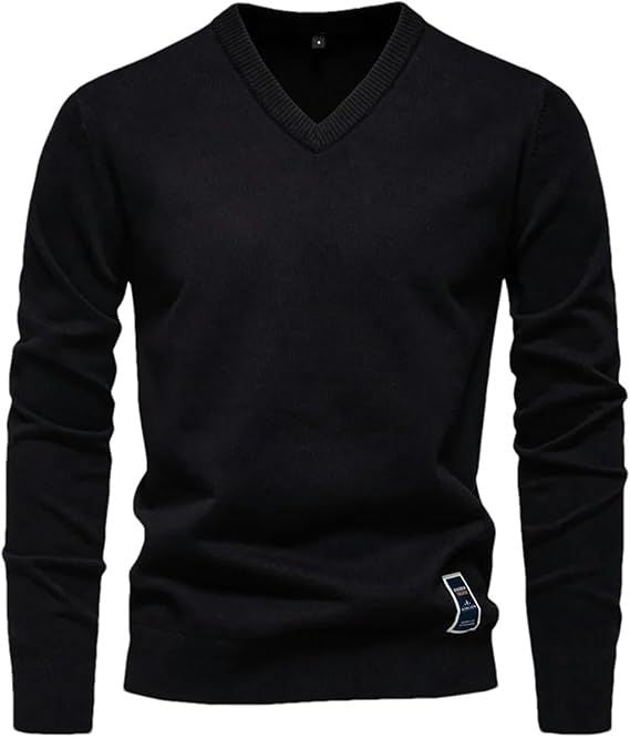 Slim fit trui met V-hals - Toph