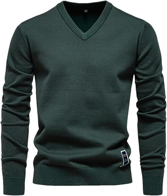 Slim fit trui met V-hals - Toph