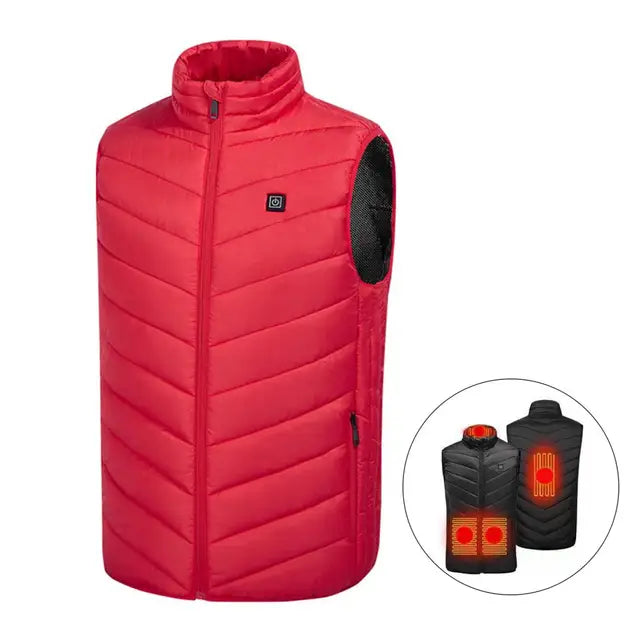 Verwarmde bodywarmer voor mannen - Coen