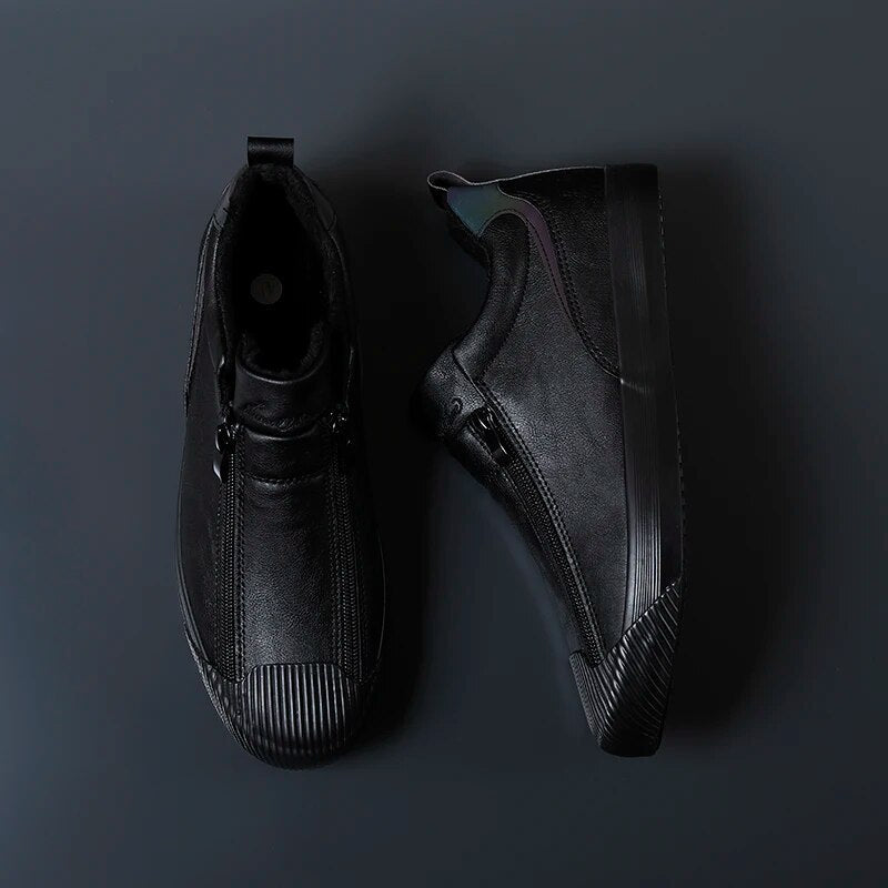 Herensneakers van echt leer - Ivo