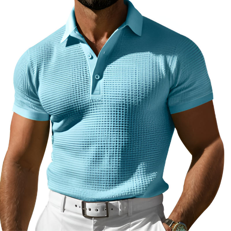 Ademend en stijlvol zomerpoloshirt voor mannen.