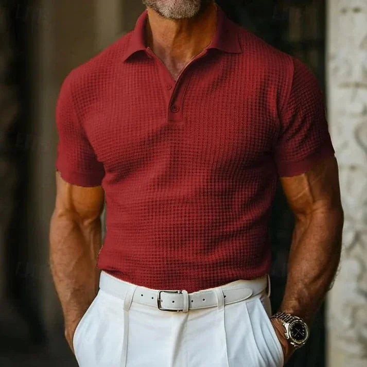 Ademend en stijlvol zomerpoloshirt voor mannen.