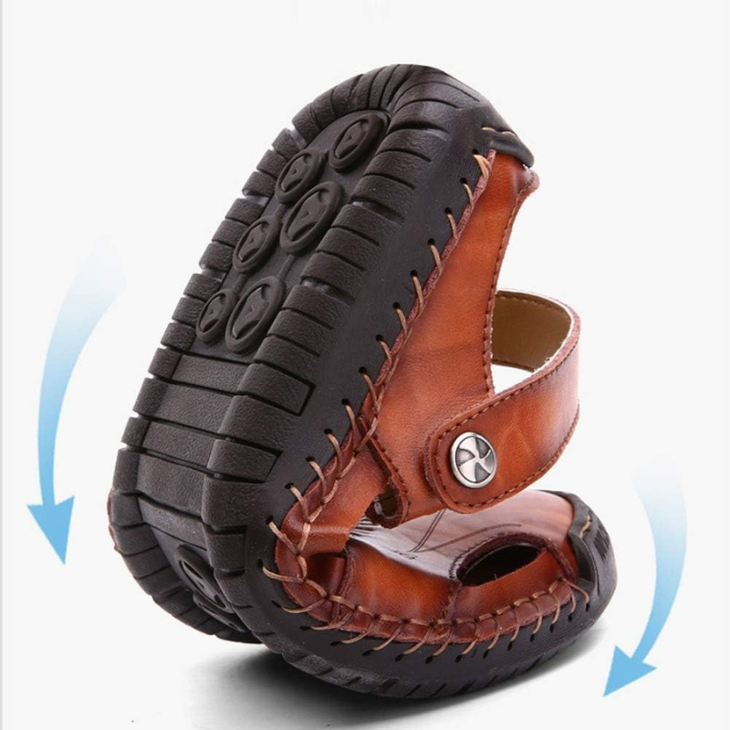 Orthopedische leren sandalen - Bren