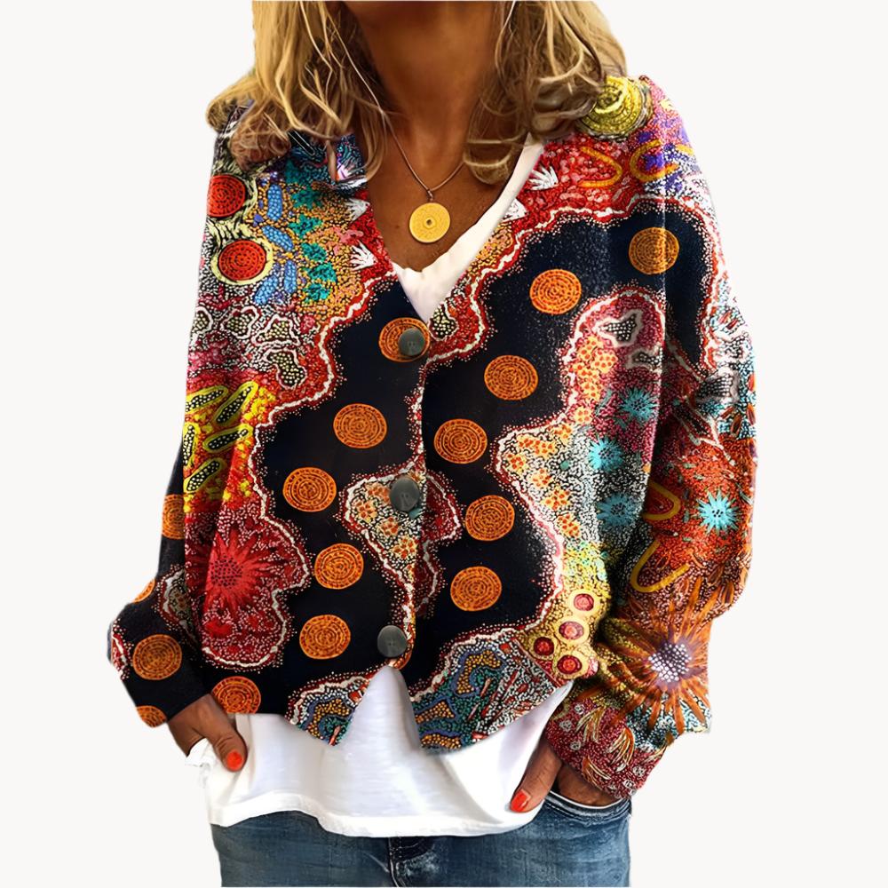 Casual boho vest voor vrouwen, comfortabel en stijlvol, ideaal voor ontspannen en modieuze looks