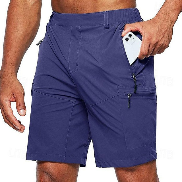 Casual cargo shorts voor heren met functionele zakken voor de perfecte zomerse look