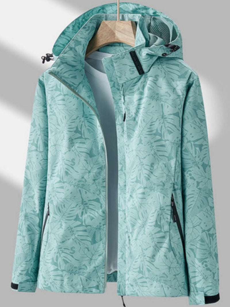 Casual jack met capuchon, ontworpen voor comfort, stijl en veelzijdigheid