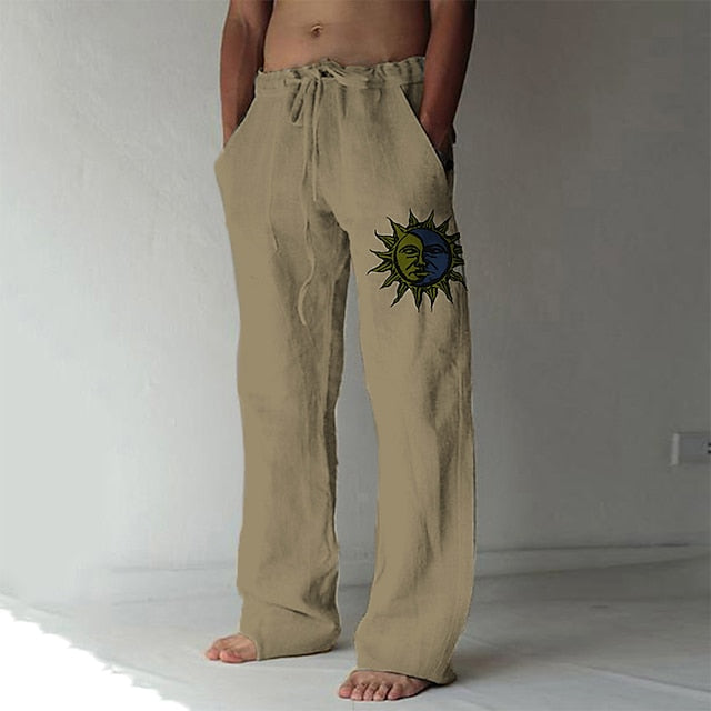Casual linnen zomerbroek voor heren - lichtgewicht, ademend en perfect voor warme dagen
