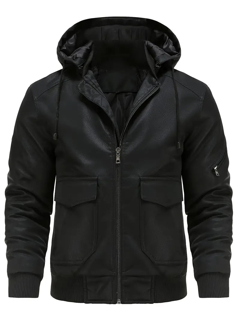 Casual winterjas voor heren met een relaxte stijl en warme voering