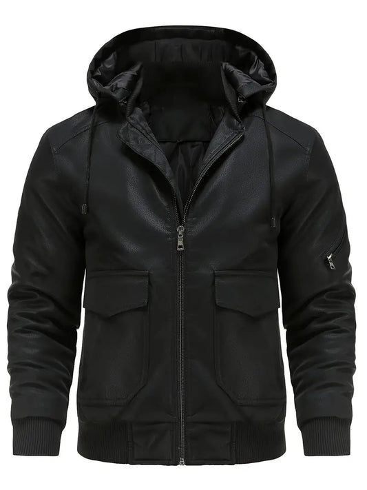 Casual winterjas voor heren met een relaxte stijl en warme voering