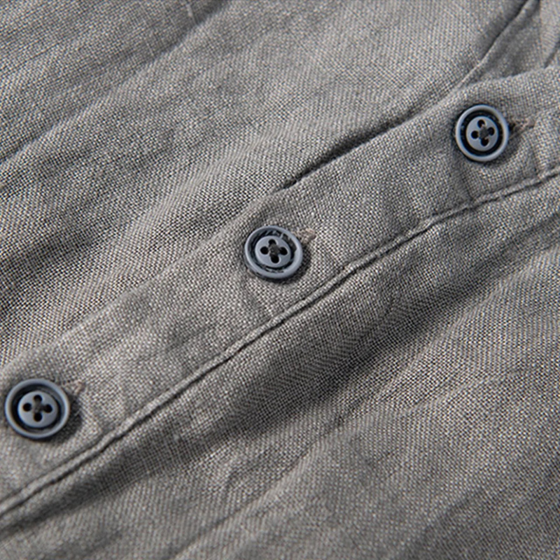 Casual linnen zomeroverhemd voor heren - lichtgewicht, stijlvol en perfect voor warme dagen.
