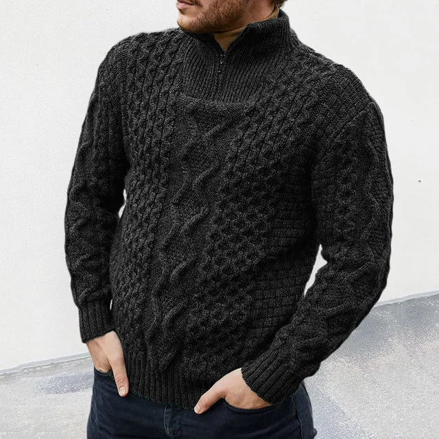 Casual coltrui voor mannen, ideaal voor gezellige en stijlvolle outfits op koude dagen.