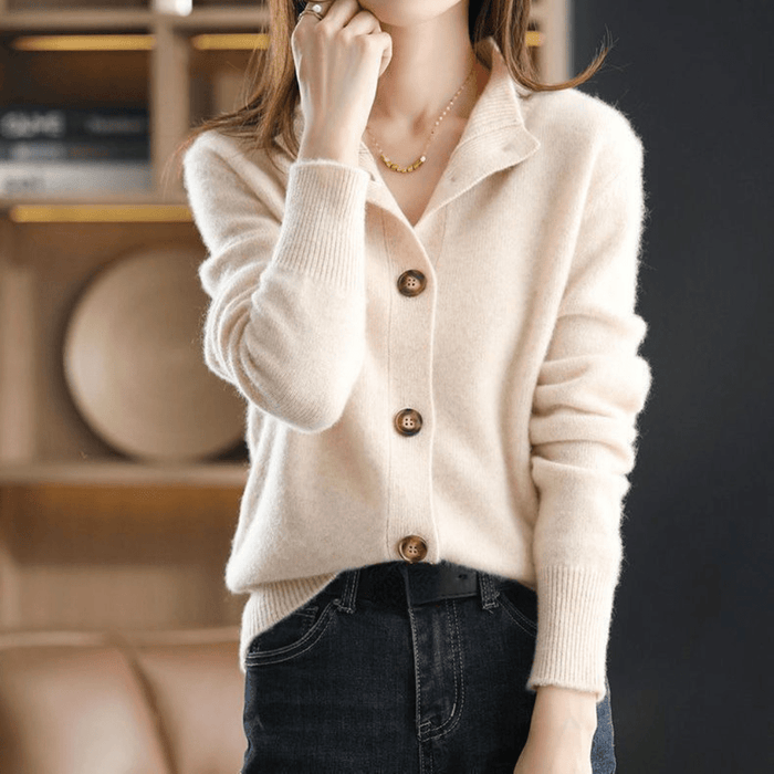 Chique damesvest met knoopsluiting van zacht materiaal, perfect voor veelzijdige outfits