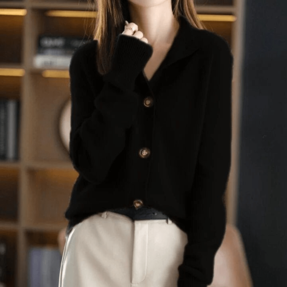 Chique damesvest met knoopsluiting van zacht materiaal, perfect voor veelzijdige outfits