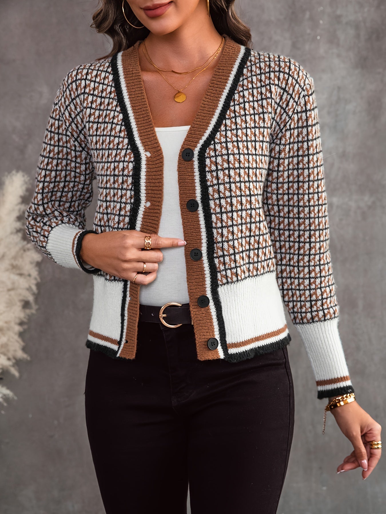 Chic vest met knopen, ideaal voor frisse dagen en veelzijdige looks.