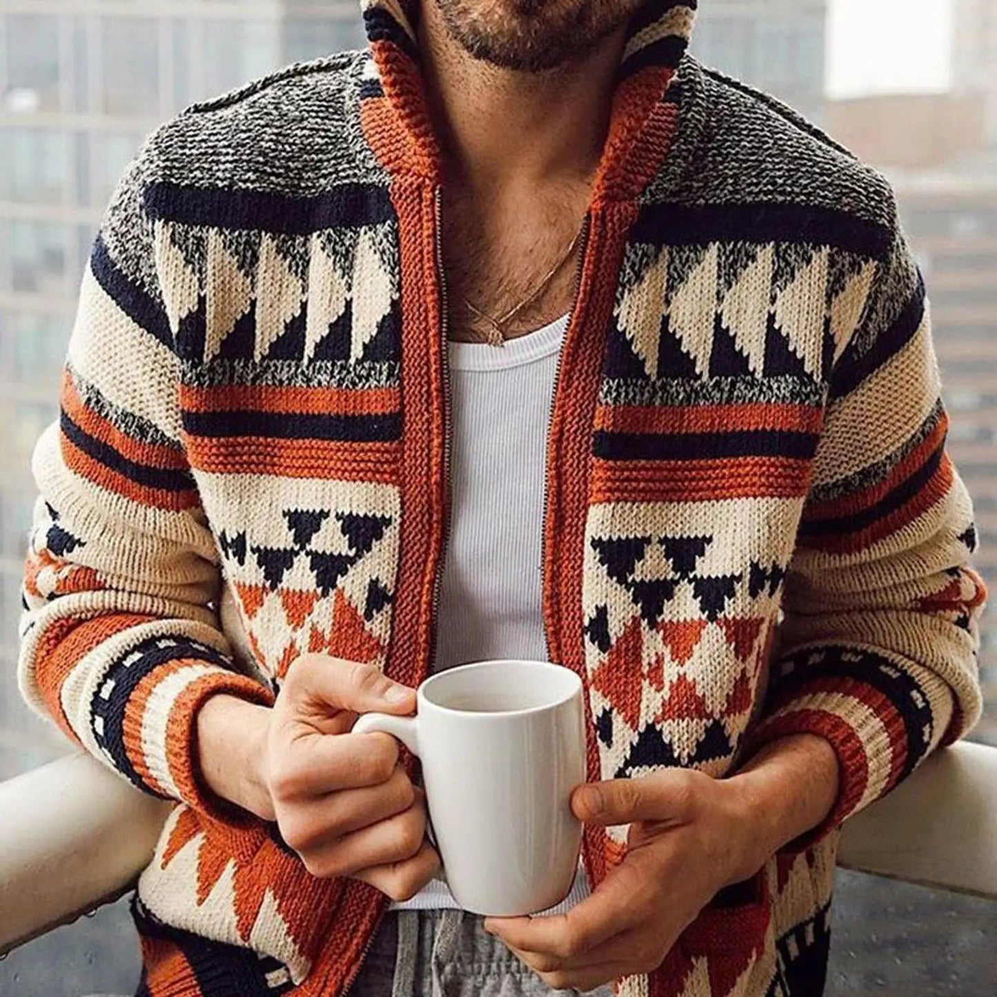 Chique winterjas voor mannen, perfect voor koude dagen met een stijlvolle en comfortabele pasvorm.