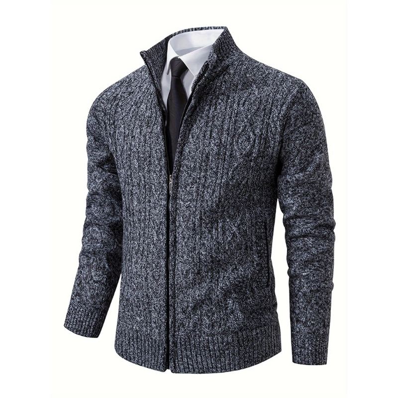 Comfortabel herenvest voor de winter, ideaal voor ontspannen, warme outfits