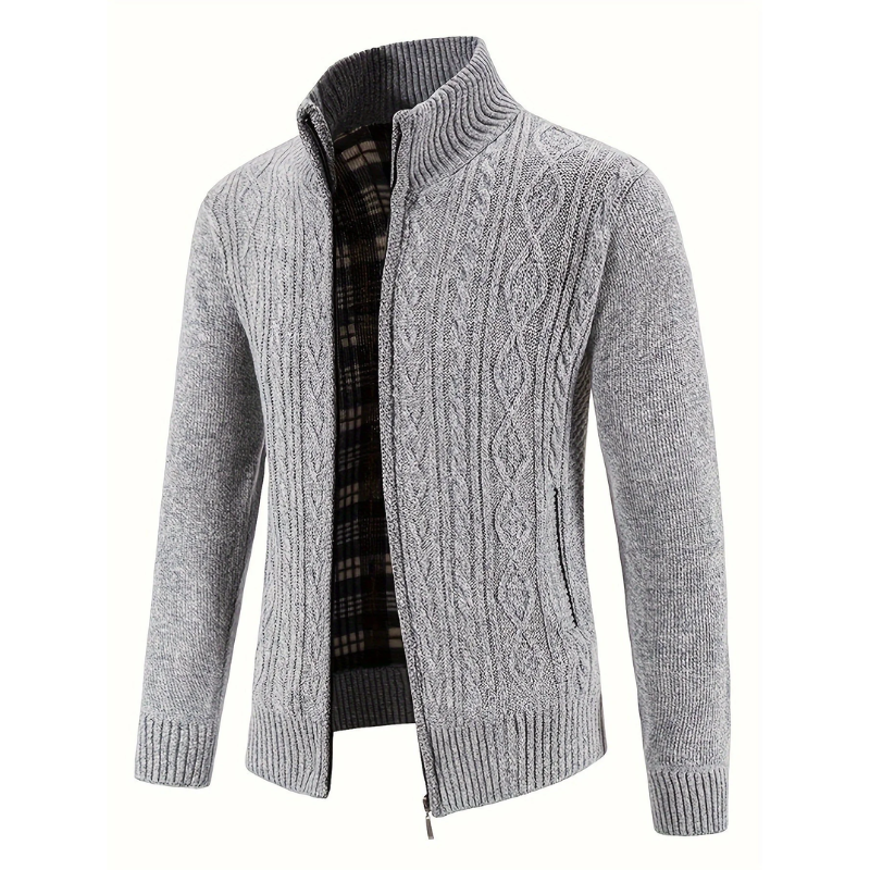 Comfortabel herenvest voor de winter, ideaal voor ontspannen, warme outfits