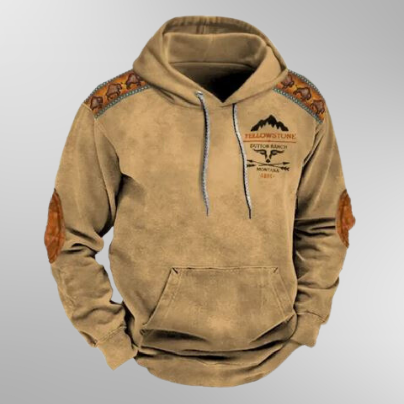 Comfortabele hoodie met een modern ontwerp voor mannen, perfect voor dagelijks gebruik en vrije tijd.