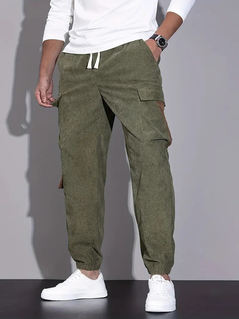 Comfortabele corduroy zomerbroek voor heren, licht en stijlvol voor warme dagen