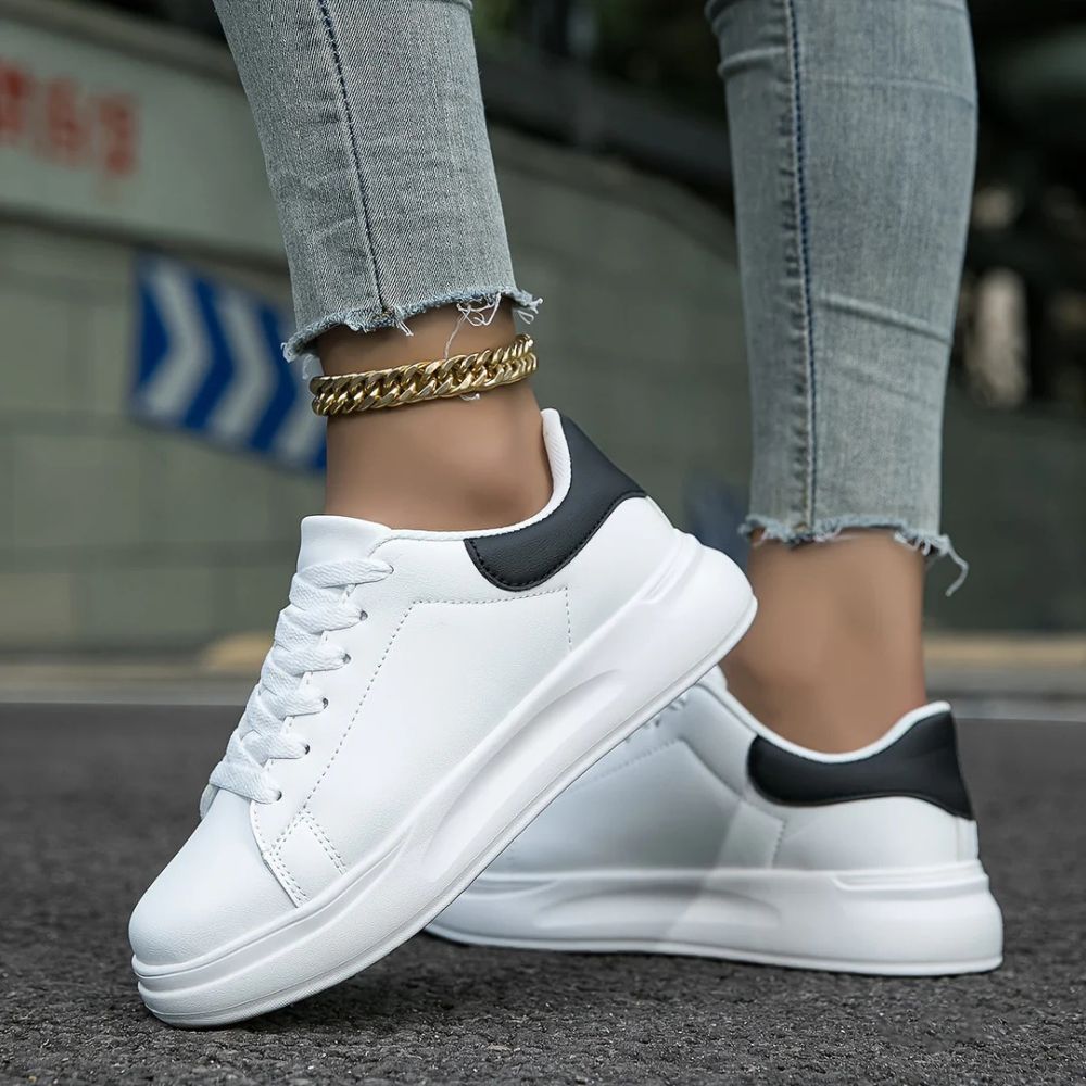 Comfortabele leren schoenen voor dames met orthopedisch ontwerp, perfect voor herfst en winter.