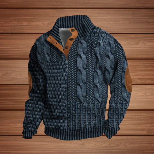 Comfortabele en warme wintertrui voor heren, ideaal voor koude dagen met een tijdloos design en aangenaam draagcomfort